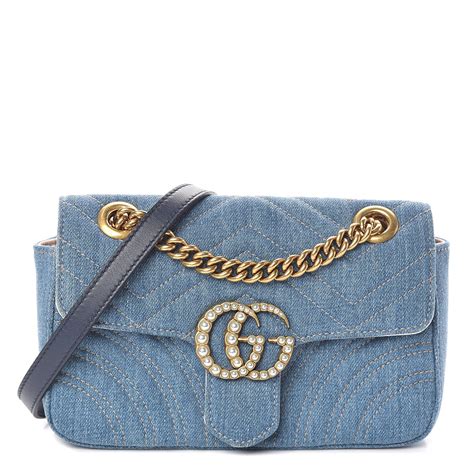 gucci gg marmont belt bag price|Gucci denim marmont bag.